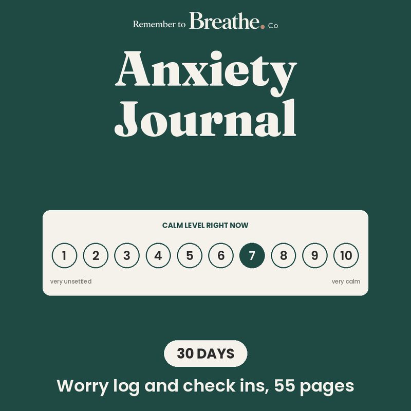 Anxiety Journal cover